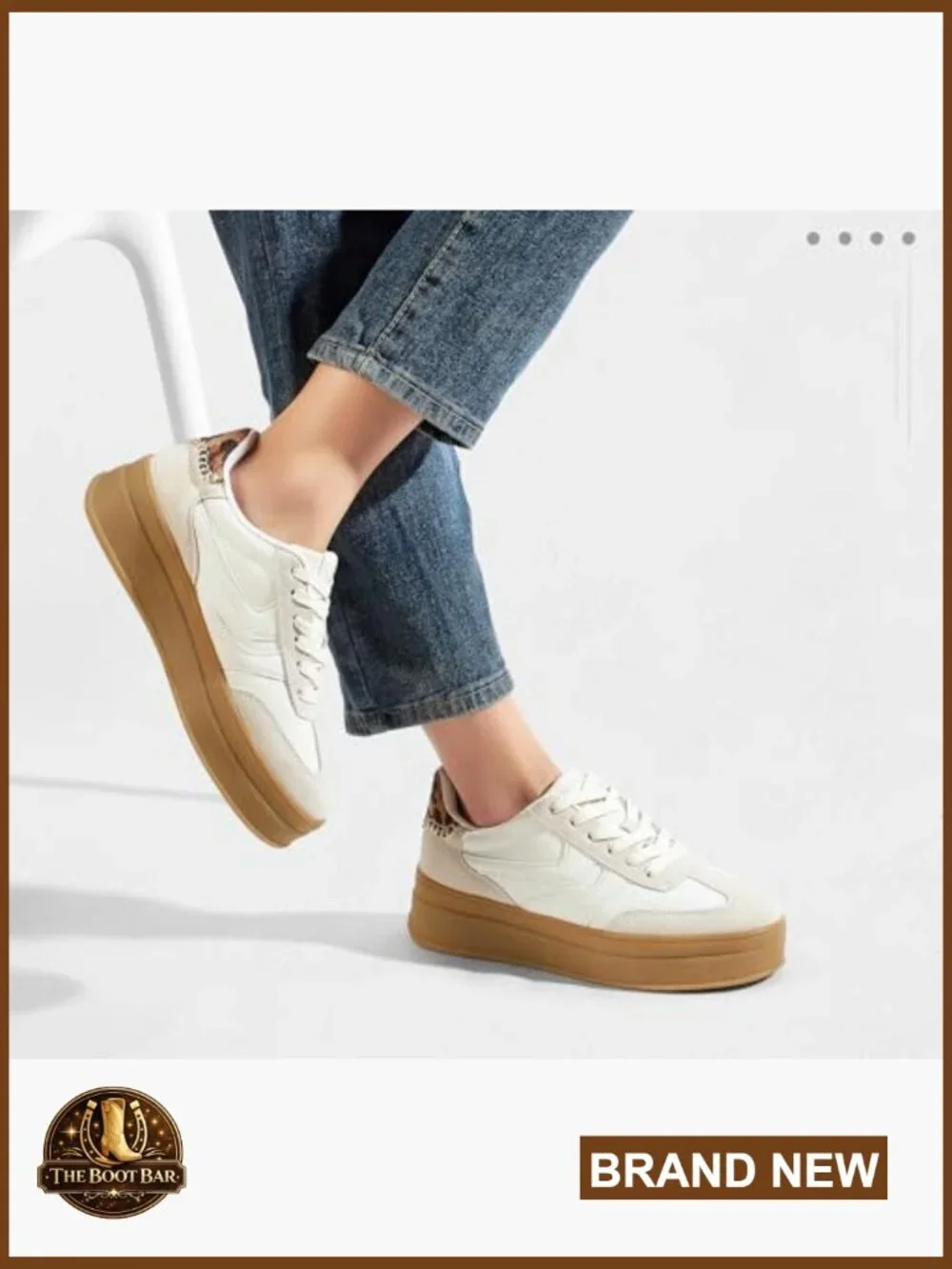 Retro Platform Sneakers - Thick Gum Sole Casual Tennis Skate Shoes